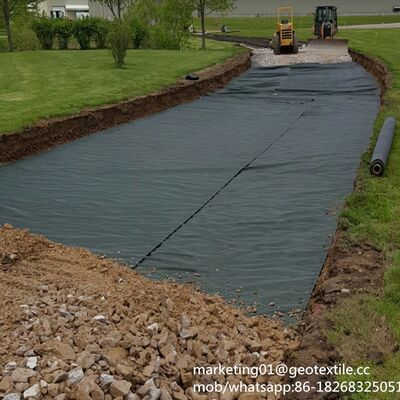 8oz Woven Geotextile Under Gravel for Road Reinforcement